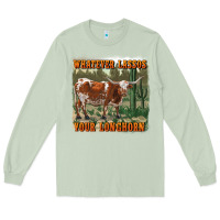 Matcha whatever lassos your longhorn Long Sleeve Tee - RanaPortraitStore
