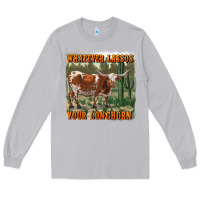 Moon Dust whatever lassos your longhorn Long Sleeve Tee - RanaPortraitStore