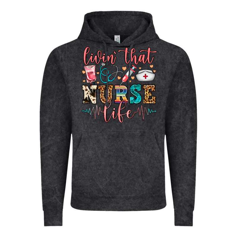Livin' That Nurse Life Vintage Hoodie by FaDigitalArtStudio | Teevron