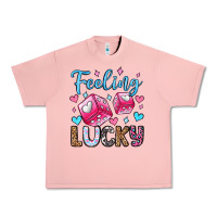 Salmon feeling lucky valentine's day olivia Urban Heavy Tee - OliviaCreatesArt