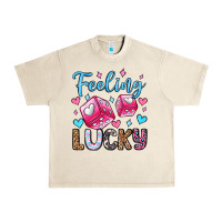 Feeling Lucky Valentine's Day Olivia Urban Heavy Tee | Teevron