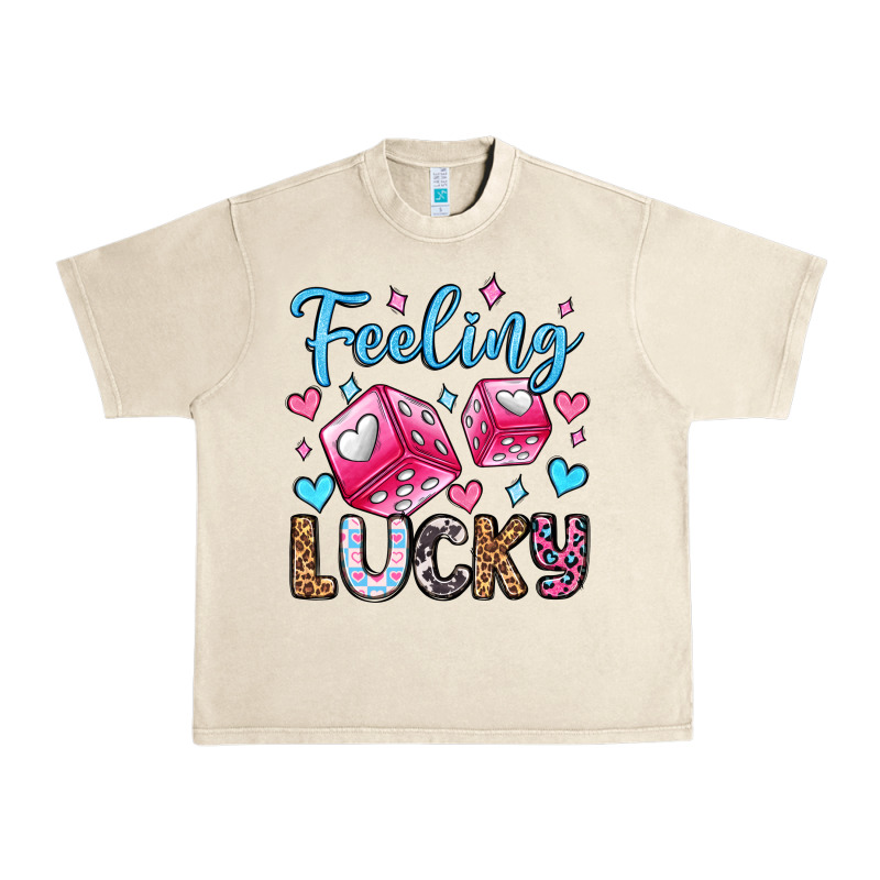 Feeling Lucky Valentine's Day Olivia Urban Heavy Tee by OliviaCreatesArt | Teevron