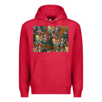 Cardinal easter pattern Premium Hoodie - CowhideDigitalArt