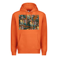 Carrot easter pattern Premium Hoodie - CowhideDigitalArt