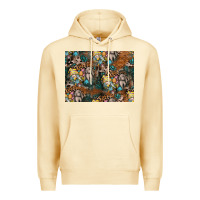 Pina Colada easter pattern Premium Hoodie - CowhideDigitalArt