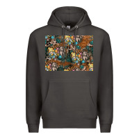 Smoke easter pattern Premium Hoodie - CowhideDigitalArt