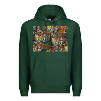 Sports Green easter pattern Premium Hoodie - CowhideDigitalArt
