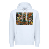 White easter pattern Premium Hoodie - CowhideDigitalArt