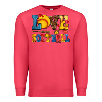 Cardinal love softball Premium Sweatshirt - AdoDesignShop