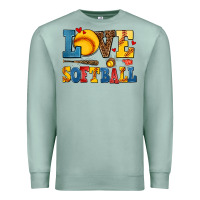 Seafoam love softball Premium Sweatshirt - AdoDesignShop