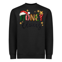 Black honey claus christmas Heavyweight Sweatshirt - BarkalooDesign