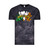 Cloud Black St. Patrick's Ireland flag Vintage Tee - HowdyJamesFarm