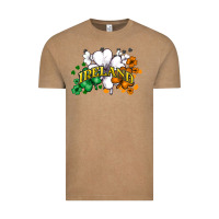 Vintage Coffee St. Patrick's Ireland flag Vintage Tee - HowdyJamesFarm
