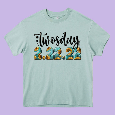 Twosday Heavy Core Tee Designed By Ranaportraitstore