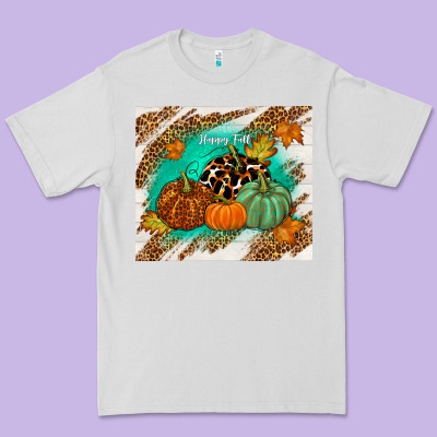 Happy Fall Premium Tee Designed By Tumblerdesignbyshophia