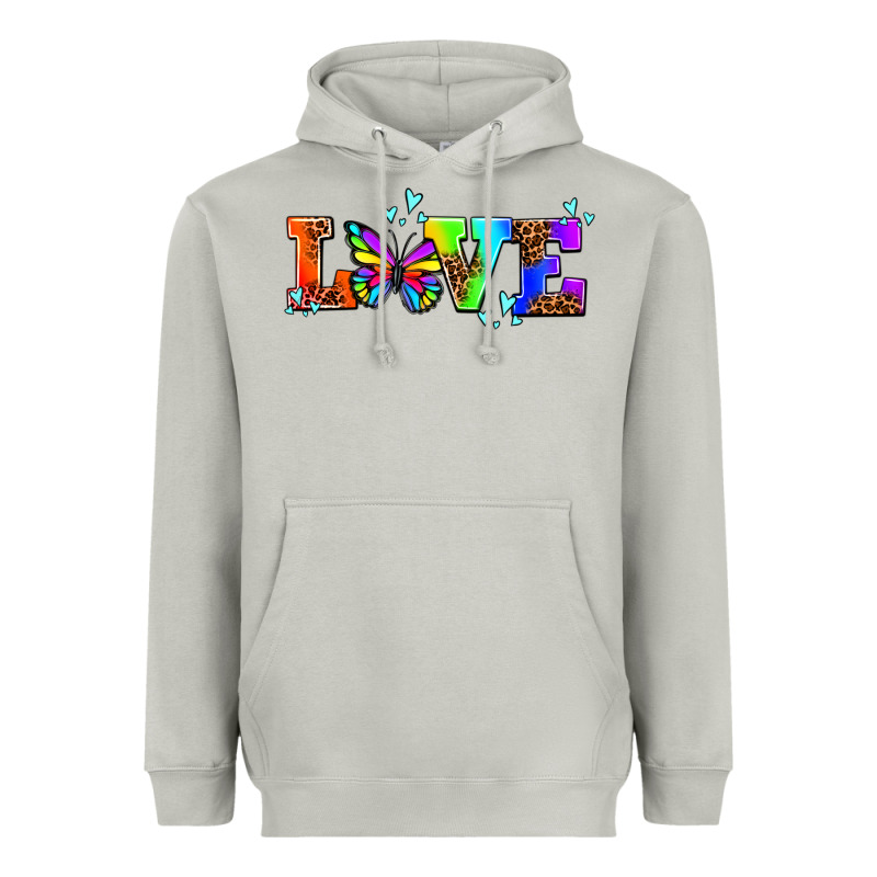 Pride Love Butterflies Heavyweight Hoodie by AdoDesignShop | Teevron