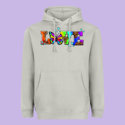 Pride Love Butterflies Heavyweight Hoodie Designed By Adodesignshop