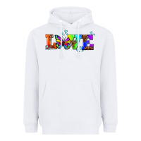 White pride love butterflies Heavyweight Hoodie - AdoDesignShop