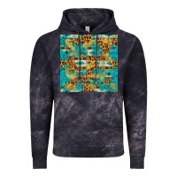 Cloud Black western aztec leopard glitter seamless pattern Vintage Hoodie - FaDigitalArtStudio