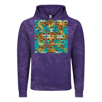 Cloud Purple western aztec leopard glitter seamless pattern Vintage Hoodie - FaDigitalArtStudio
