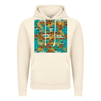Vintage Artic western aztec leopard glitter seamless pattern Vintage Hoodie - FaDigitalArtStudio