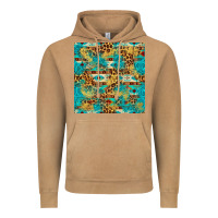 Vintage Camel western aztec leopard glitter seamless pattern Vintage Hoodie - FaDigitalArtStudio