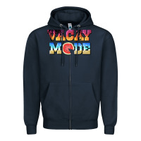 Navy vacay mode watermelon Zipper Hoodie - BarkalooDesign