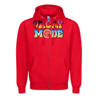 Red vacay mode watermelon Zipper Hoodie - BarkalooDesign