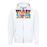 White vacay mode watermelon Zipper Hoodie - BarkalooDesign