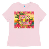 Bubblegum Pink hot mom summer Ladies Tee - TumblerDesignByShophia