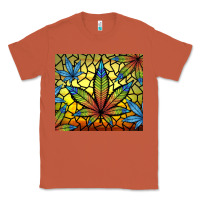 Copper stained glass weed Classic Tee - TumblerDesignByShophia