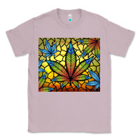 Lilac stained glass weed Classic Tee - TumblerDesignByShophia