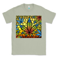 Matcha stained glass weed Classic Tee - TumblerDesignByShophia