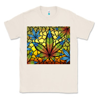 Natural stained glass weed Classic Tee - TumblerDesignByShophia