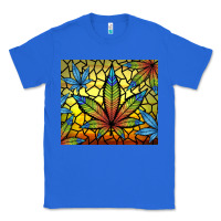 True Royal stained glass weed Classic Tee - TumblerDesignByShophia