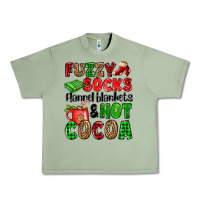 Oil Green fuzzy socks flannel blankets and hot cocoa Urban Heavy Tee - OliviaCreatesArt