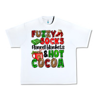 White fuzzy socks flannel blankets and hot cocoa Urban Heavy Tee - OliviaCreatesArt