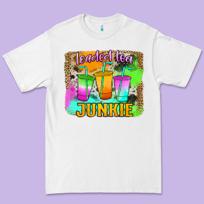 Loaded Tea Junkie Premium Tee Designed By Jasminsmagicworld