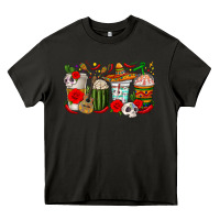 Asphalt Hispanic Heritage Month Coffee Cups Heavy Core Tee - texasbilliewilder