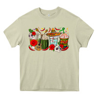Mossy Hispanic Heritage Month Coffee Cups Heavy Core Tee - texasbilliewilder