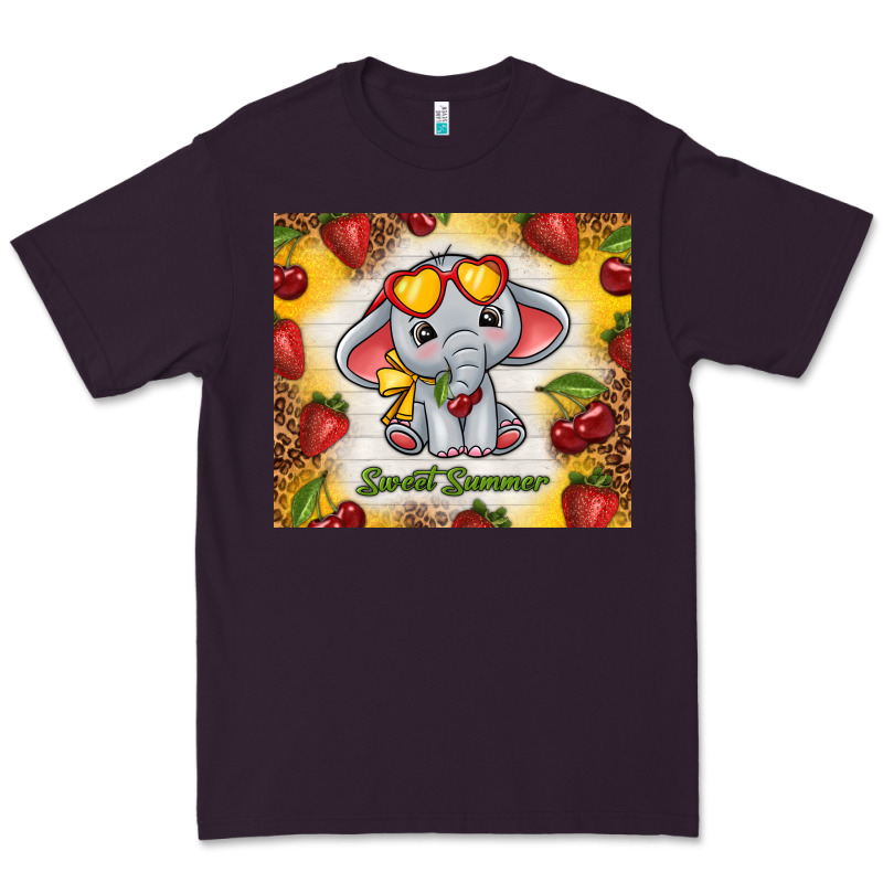 Sweet Summer Cute Elephant Premium Tee by TumblerDesignByShophia | Teevron