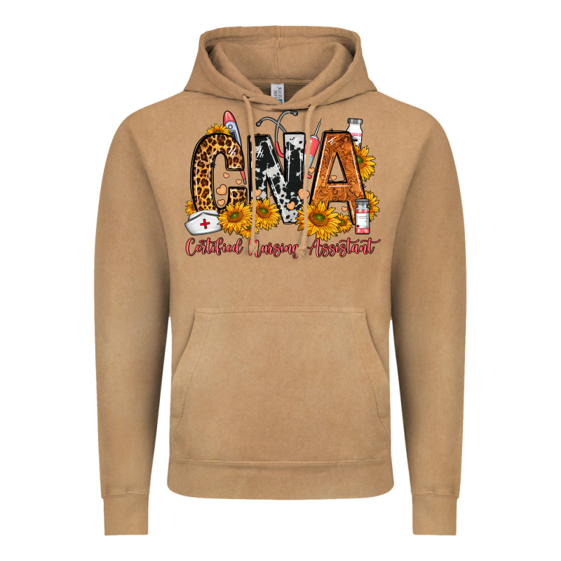 Cna Certified Nursing Assistant Vintage Hoodie by FaDigitalArtStudio | Teevron