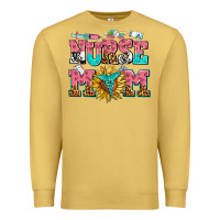 Antique Gold nurse mom Premium Sweatshirt - AdoDesignShop