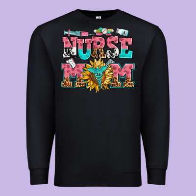 Nurse Mom Premium Sweatshirt Designed By Adodesignshop