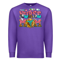 Purple nurse mom Premium Sweatshirt - AdoDesignShop