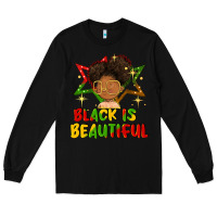 Black black is beautiful Long Sleeve Tee - FaDigitalArtStudio