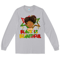 Moon Dust black is beautiful Long Sleeve Tee - FaDigitalArtStudio