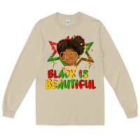 Mushroom black is beautiful Long Sleeve Tee - FaDigitalArtStudio