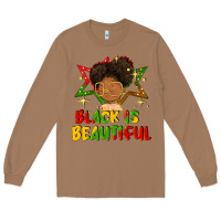 Toasted Coconut black is beautiful Long Sleeve Tee - FaDigitalArtStudio