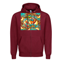 Burgundy just peachy peach tumbler Zipper Hoodie - BarkalooDesign